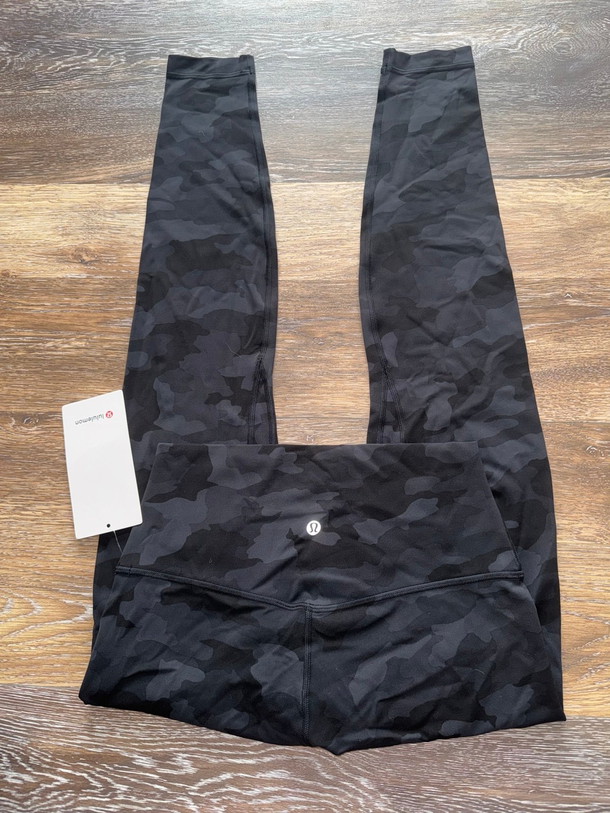 Lululemon Align High Rise 28” H3DC Heritage Camo Black Size 8 NWT
