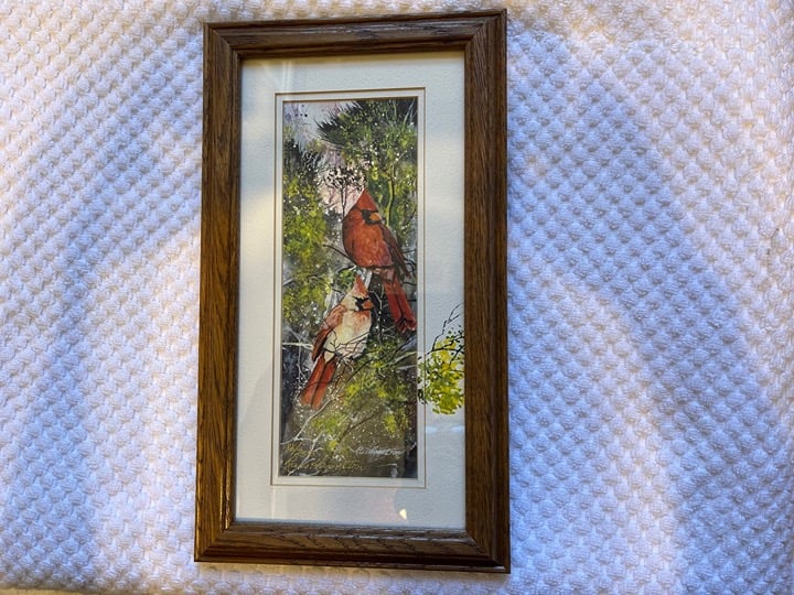 Russ Hamilton Cardinals Limited Edition 86/250 Print Matted.