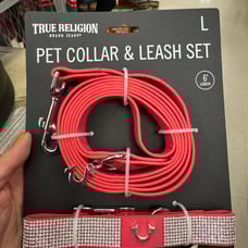 True religion pink collar L
