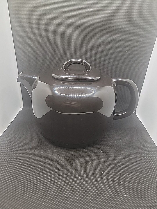 Vintage Brown Ceramic Teapot