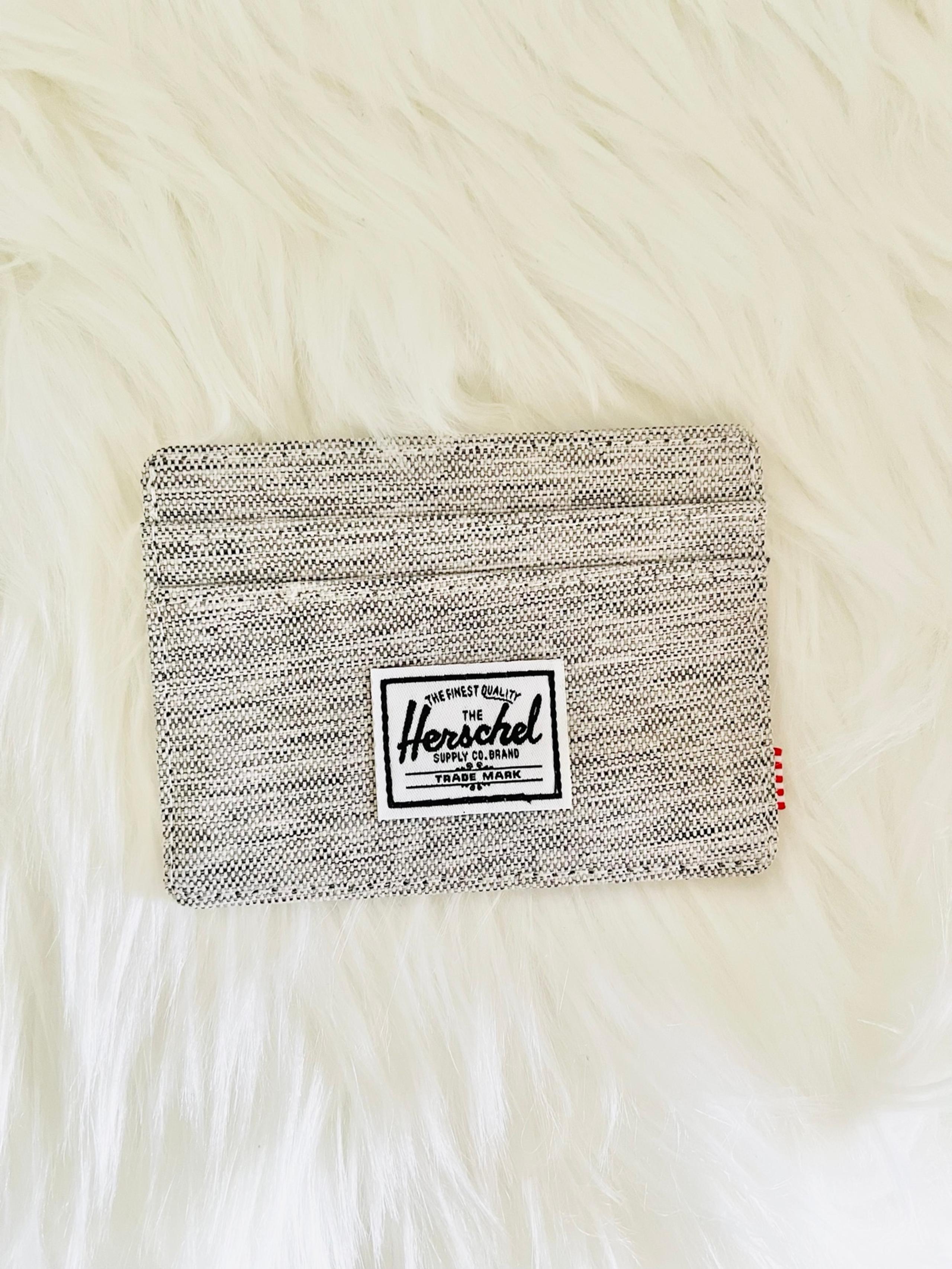 Herschel Supply Co  Charlie Cardholder Wallet (Light Grey Crosshatch)