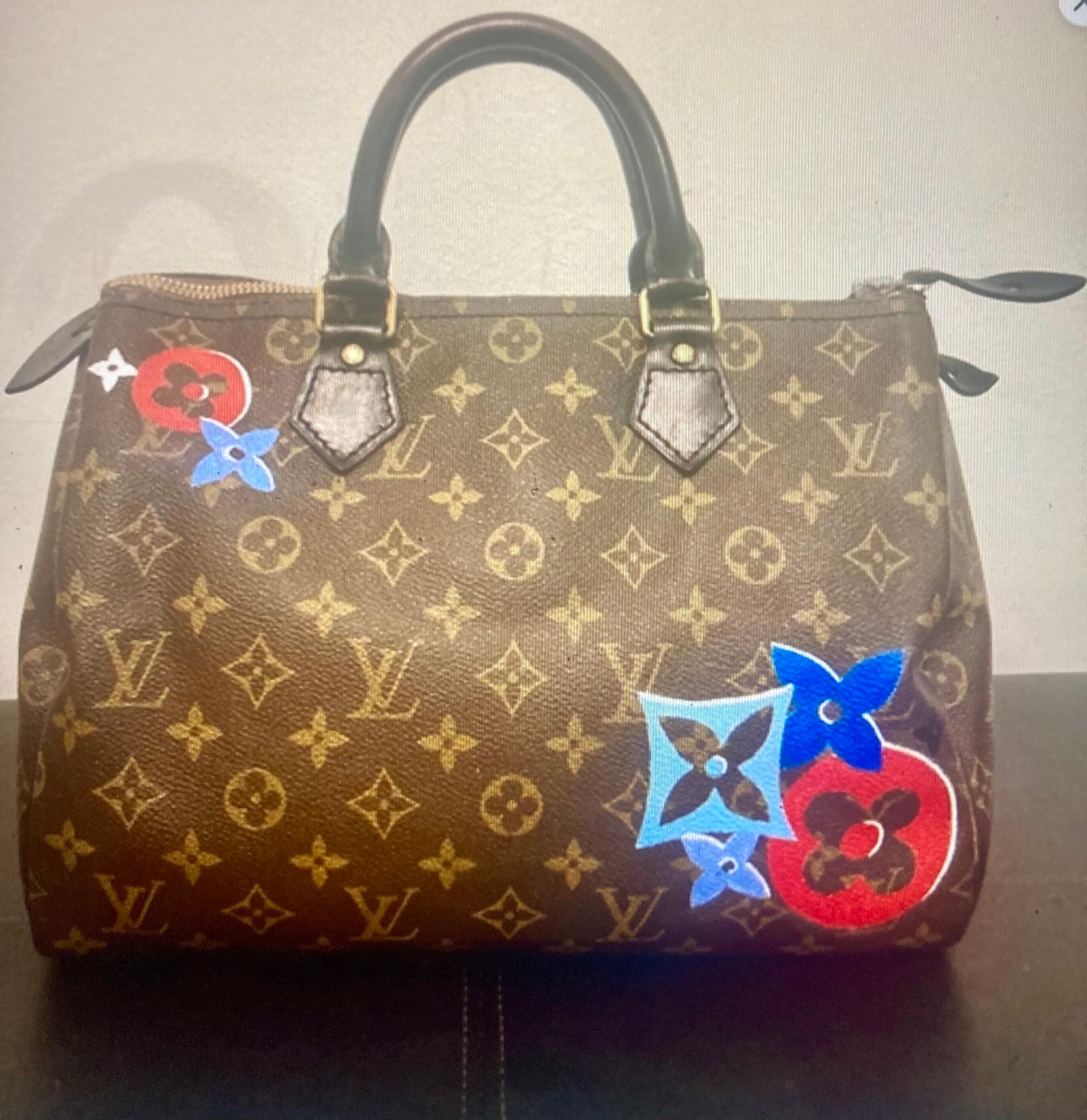 Authentic Louis Vuitton Speedy 30 . Customized