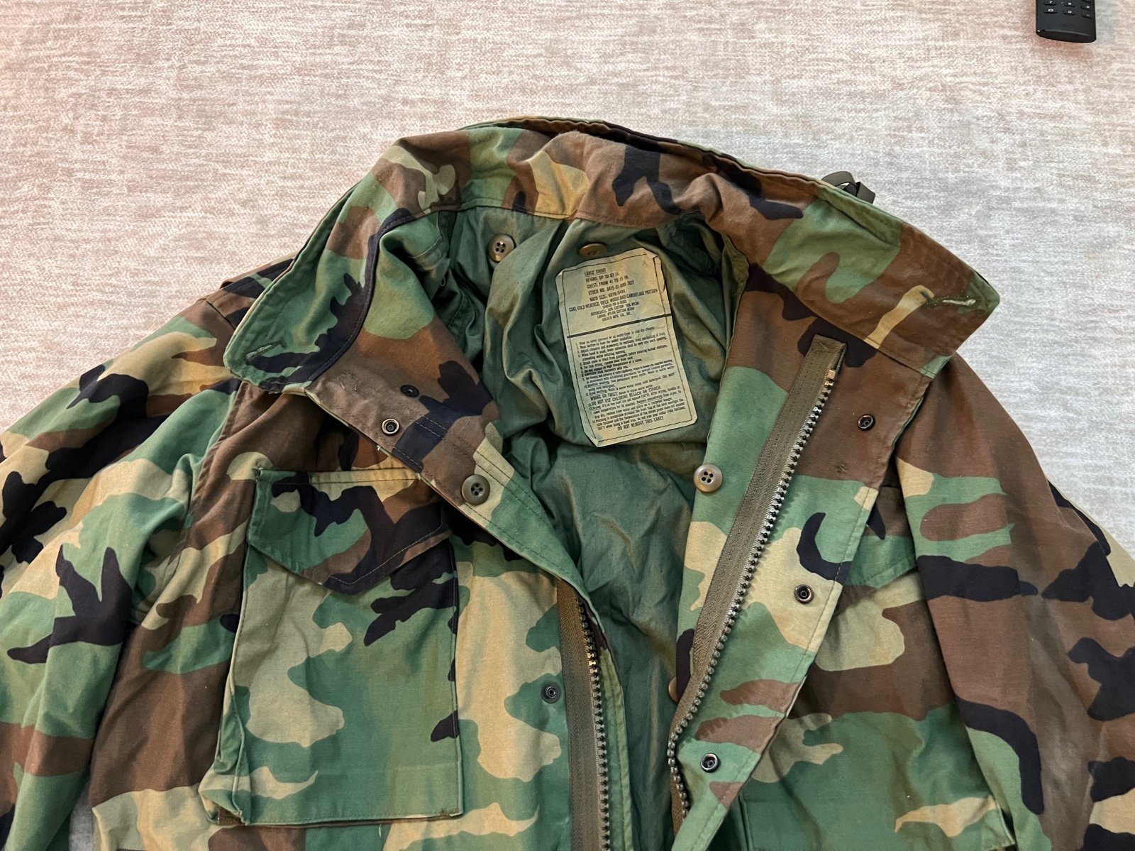 ジャケット・アウター US Military BDU Jacket Short length (L) US ARMY TYPE BDU JACKET 