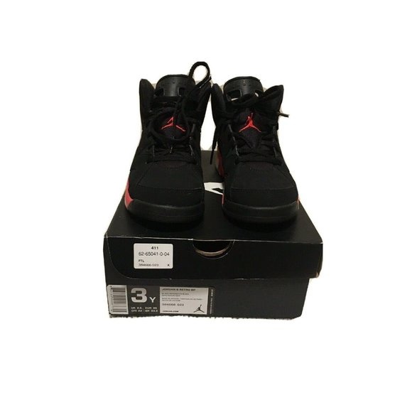 Nike Air Jordan 6 Retro Basketball Shoes - Size 3Y