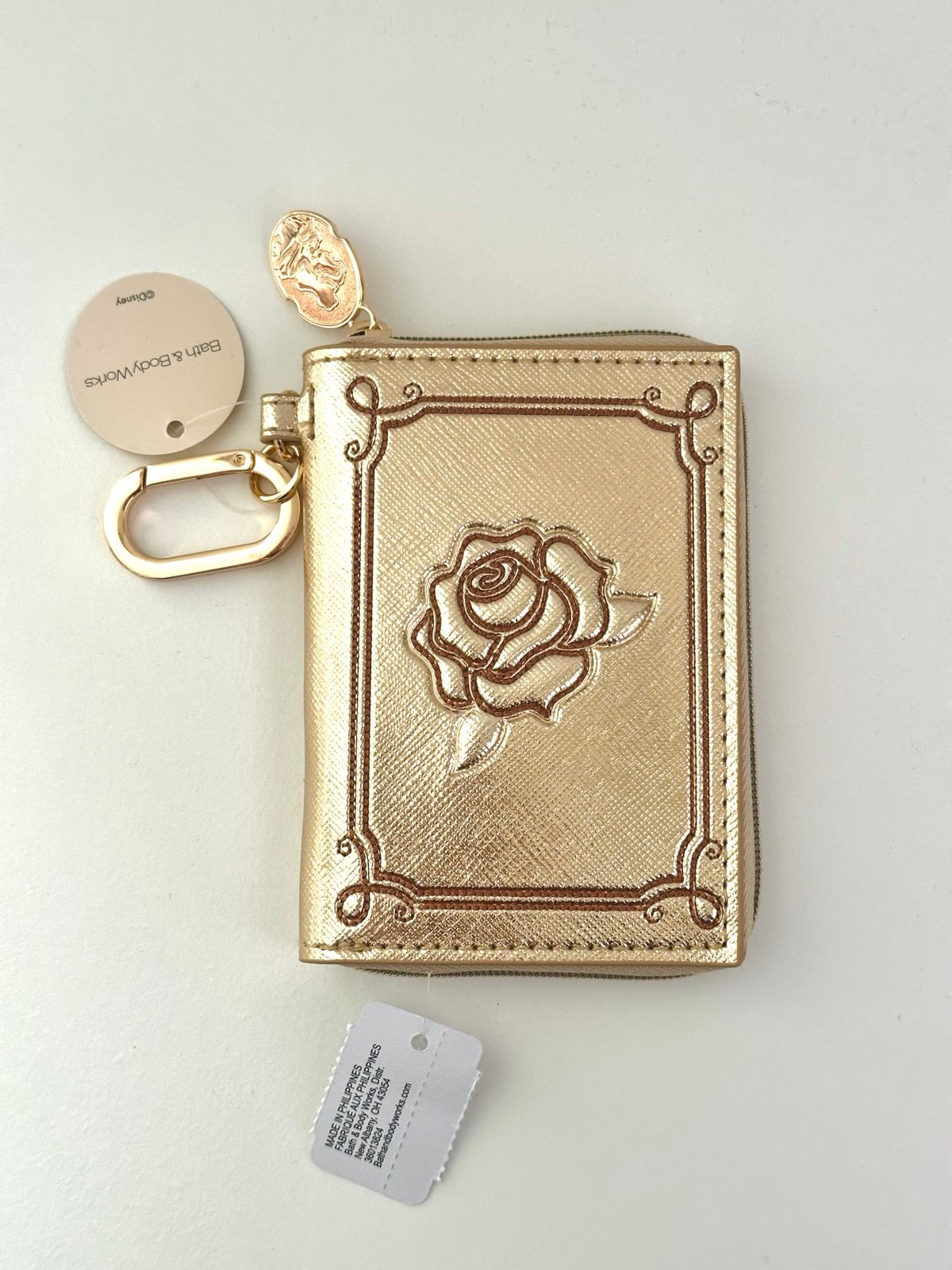 Bath and Body Works Disney Princess Belle Wallet Pouch Bag Charm