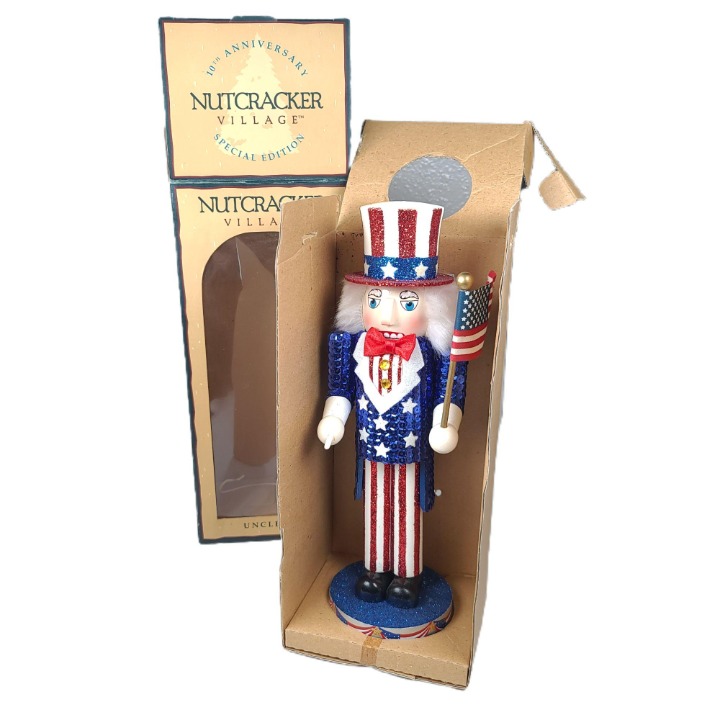 Nutcracker Village Uncle Sam