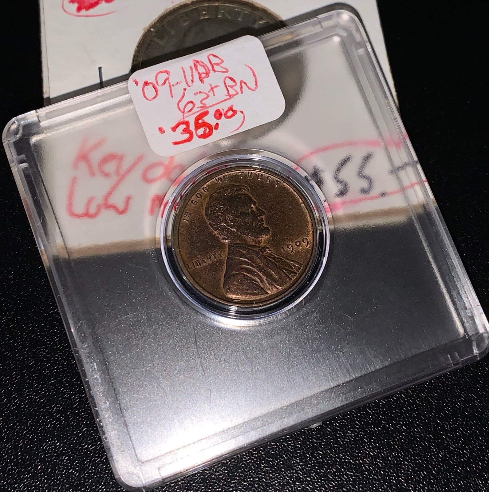 1909 VDB First Year Wheat Penny