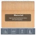 Cicada Speech Outdoor Roller Shade 6x6’ (Wheat)