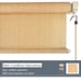 Cicada Speech Outdoor Roller Shade 6x6’ (Wheat)