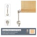 Cicada Speech Outdoor Roller Shade 6x6’ (Wheat)