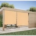 Cicada Speech Outdoor Roller Shade 6x6’ (Wheat)