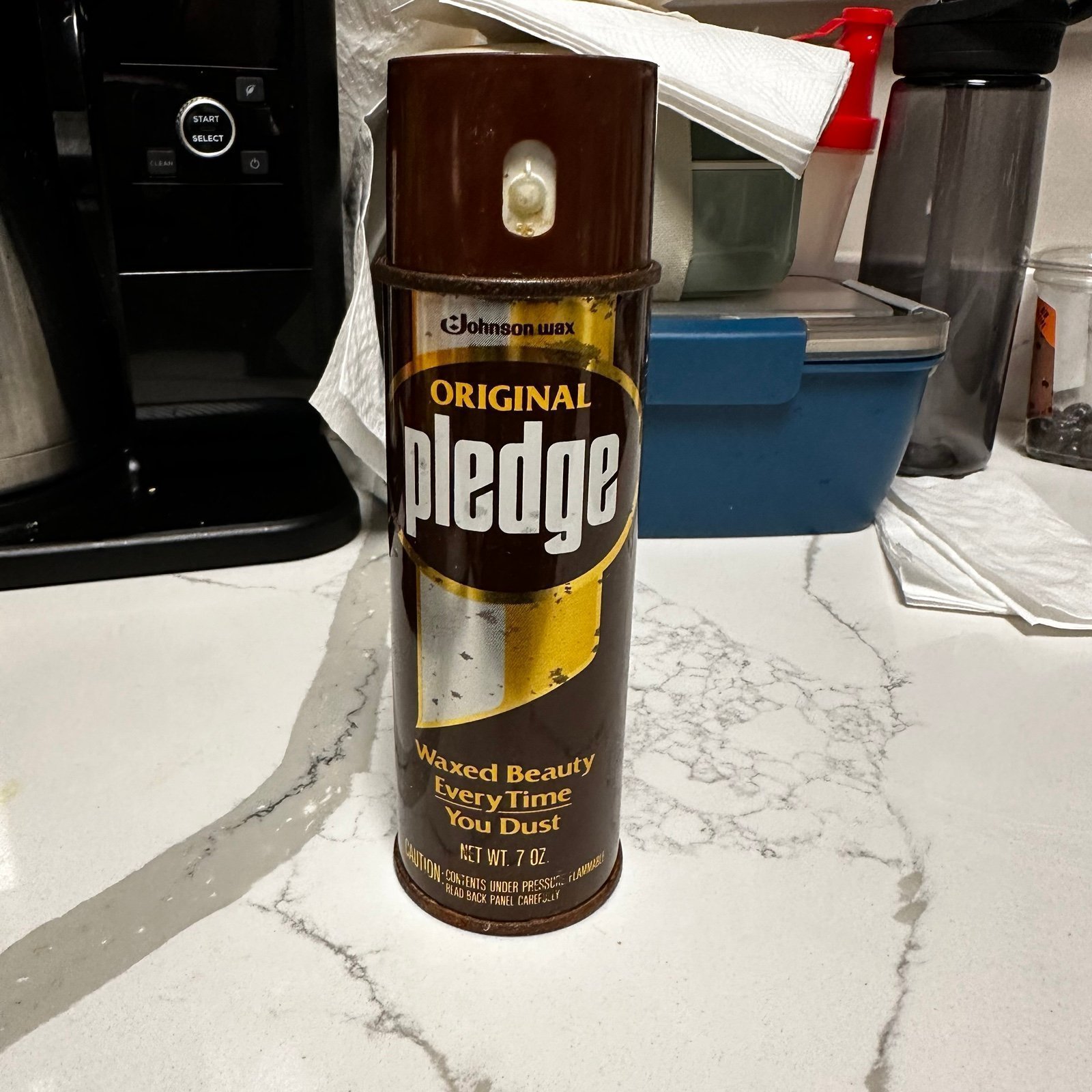 Original Pledge Dusting Wax Aerosol Spray Can