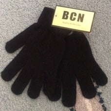 Brand new black gloves