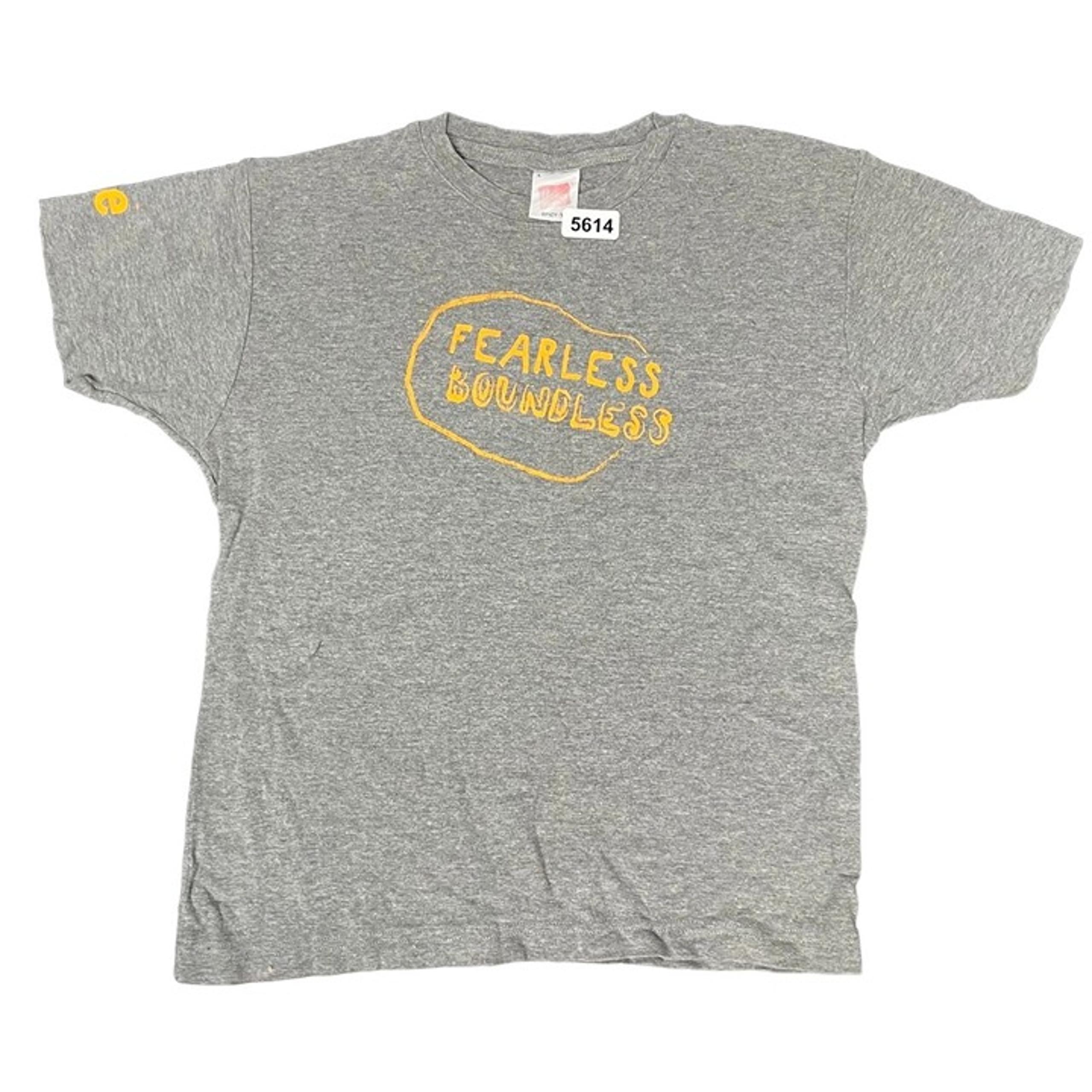 Youth Hanes Fearless Boundless Bite Graphic Grey L Shirt 5614