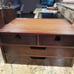 Bamboo Desk Organizer, Bamboo Storage Cabinet Box with 4 Drawer for Letters