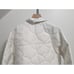 Nike Trench Coat Womens Large White Oversized Quilted Repel MSRP 165 FB8732-13
