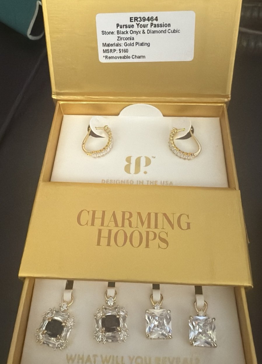 Bomb Party Charming Hoops Gold