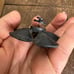 Antique Bakelite?? Set of 3 Flower Floral Shoe Pin Decorative Ornaments