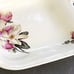 Butterfly and Floral Serving Dish, England, Vintage 2-Handled Bowl