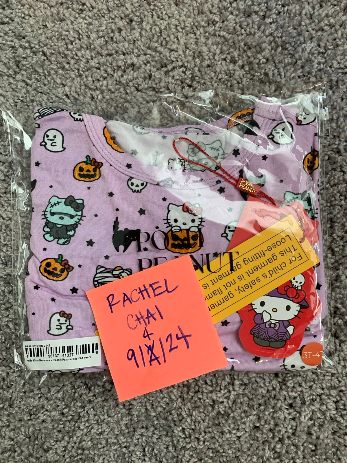Posh Peanut Hello Kitty Monsters Pjs