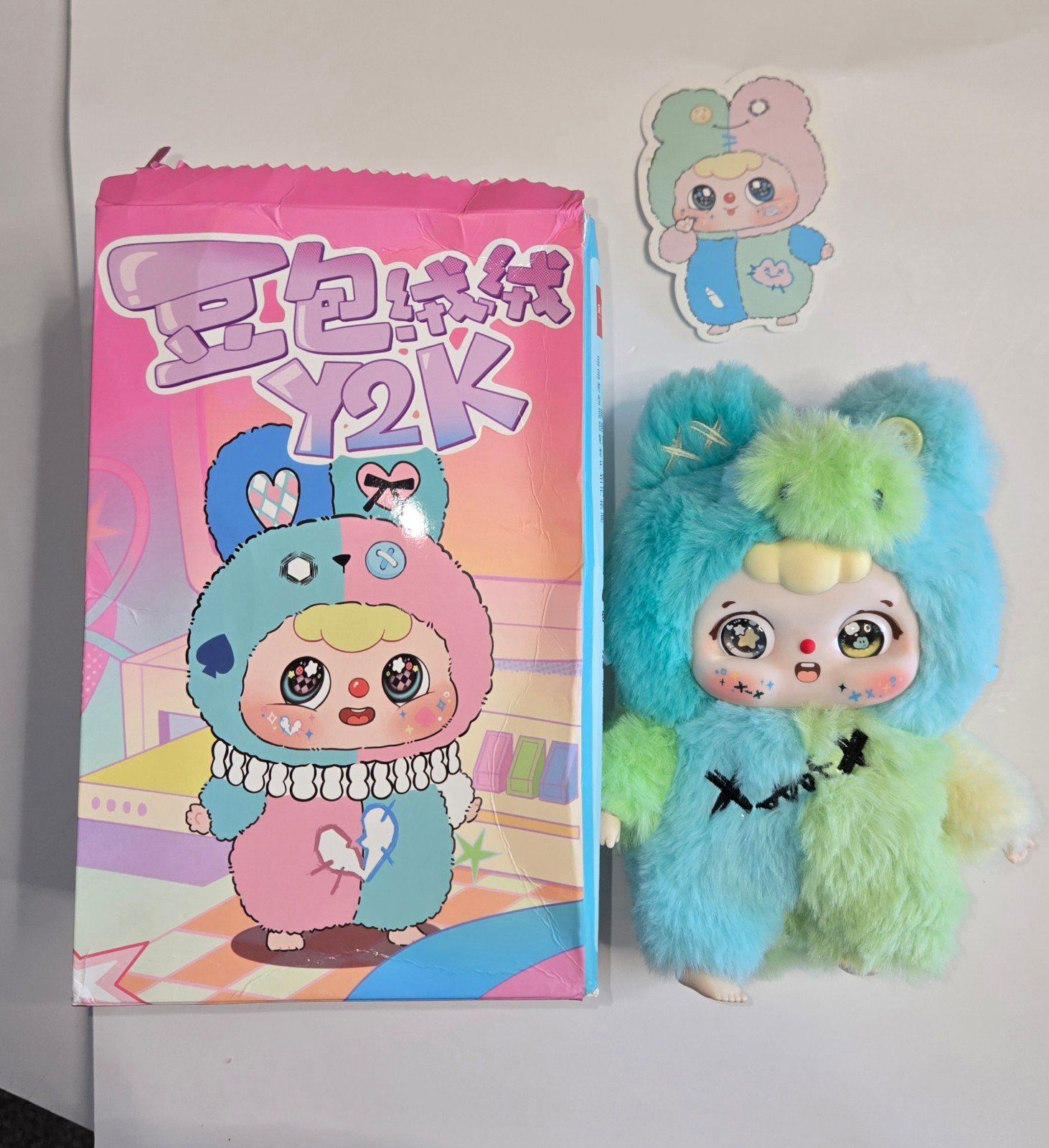 Doubao 4th Gen. Y2k Millennium Party Blind Box Vinyl Plush Pendant-alligator