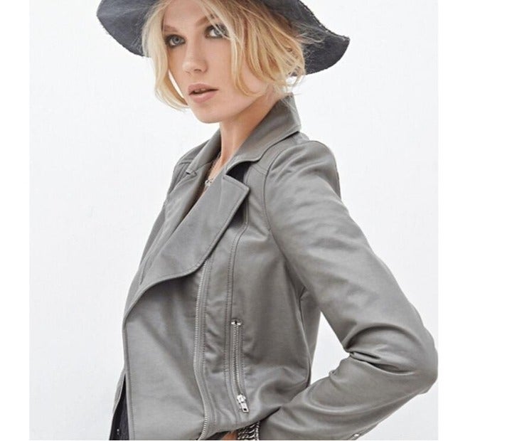 Bebe Moto Leather Jacket