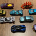 Hotwheels ID portal and 9 cars included