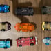 Hotwheels ID portal and 9 cars included