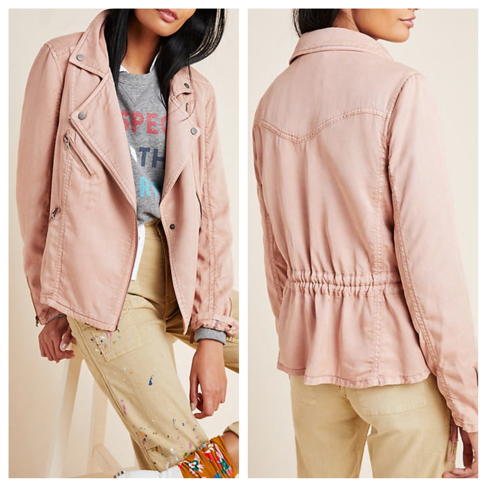 Marrakech Ronika Draped Moto Jacket