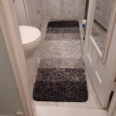 Luxury Bathroom Rug Mat 47x20, Extra Soft and Absorbent Microfiber Bath Room Rug
