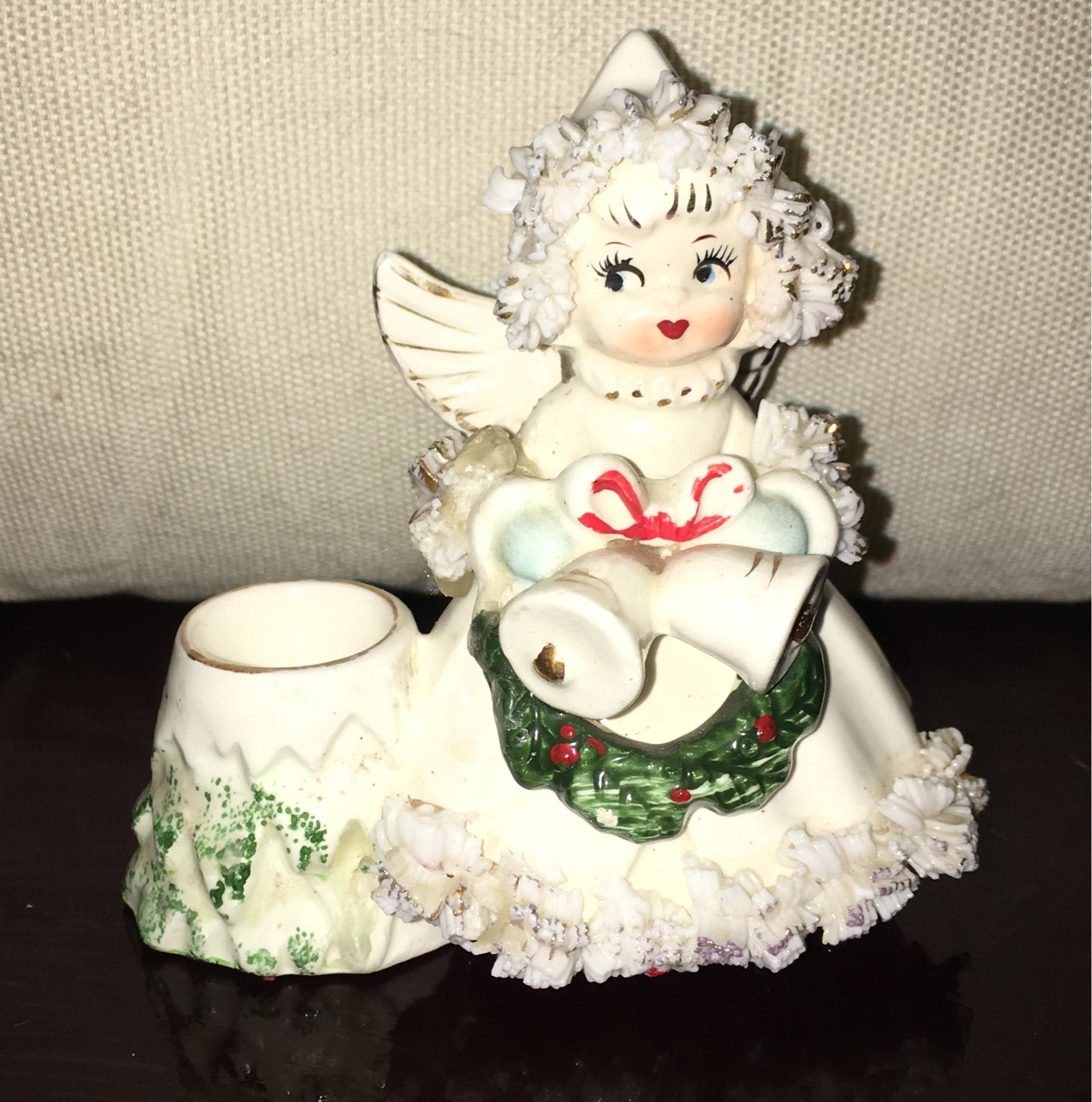 commodore angel candle holder