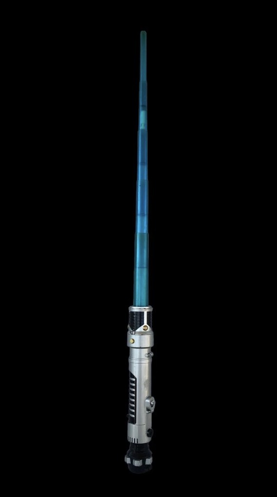 HASBRO LUCAS FILMS STAR WARS LIGHT SABER 2006 LFL C086D BLUE - Working