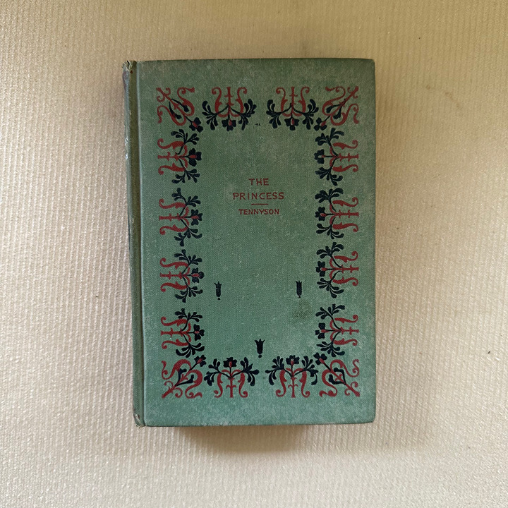 1895 The Princess By Alfred Tennyson Hard Cover (Rare)