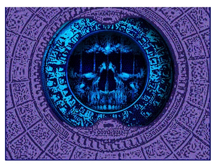 Skull Man Hole Cover 