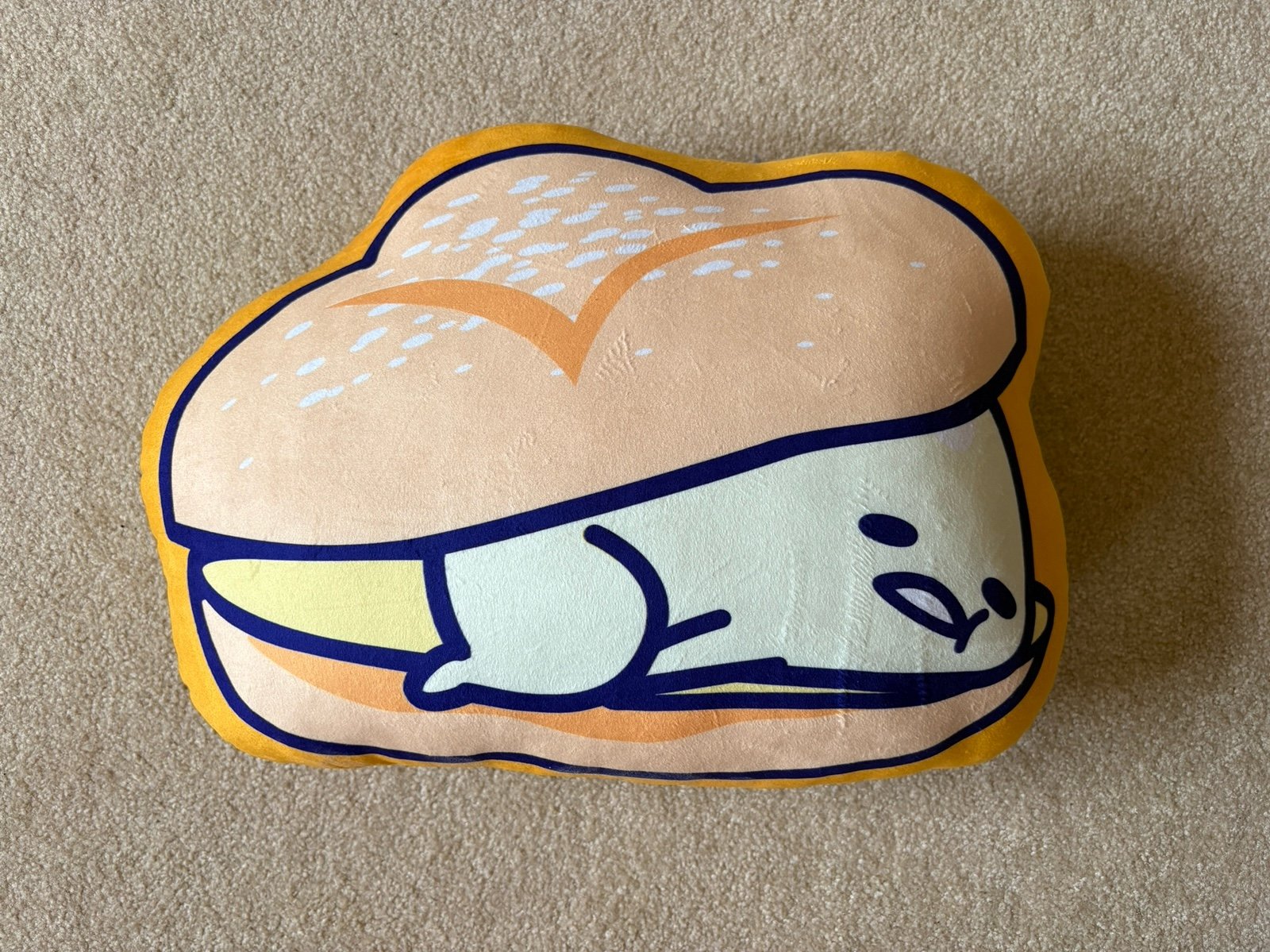 Rare Sanrio Gudetama Cream Puff Plush