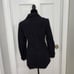 Moda International Black Wool Blend Coat