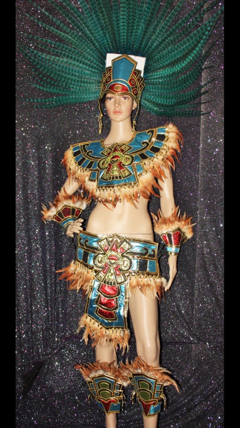 Aztec Mayan Tribal Indian Native Costume