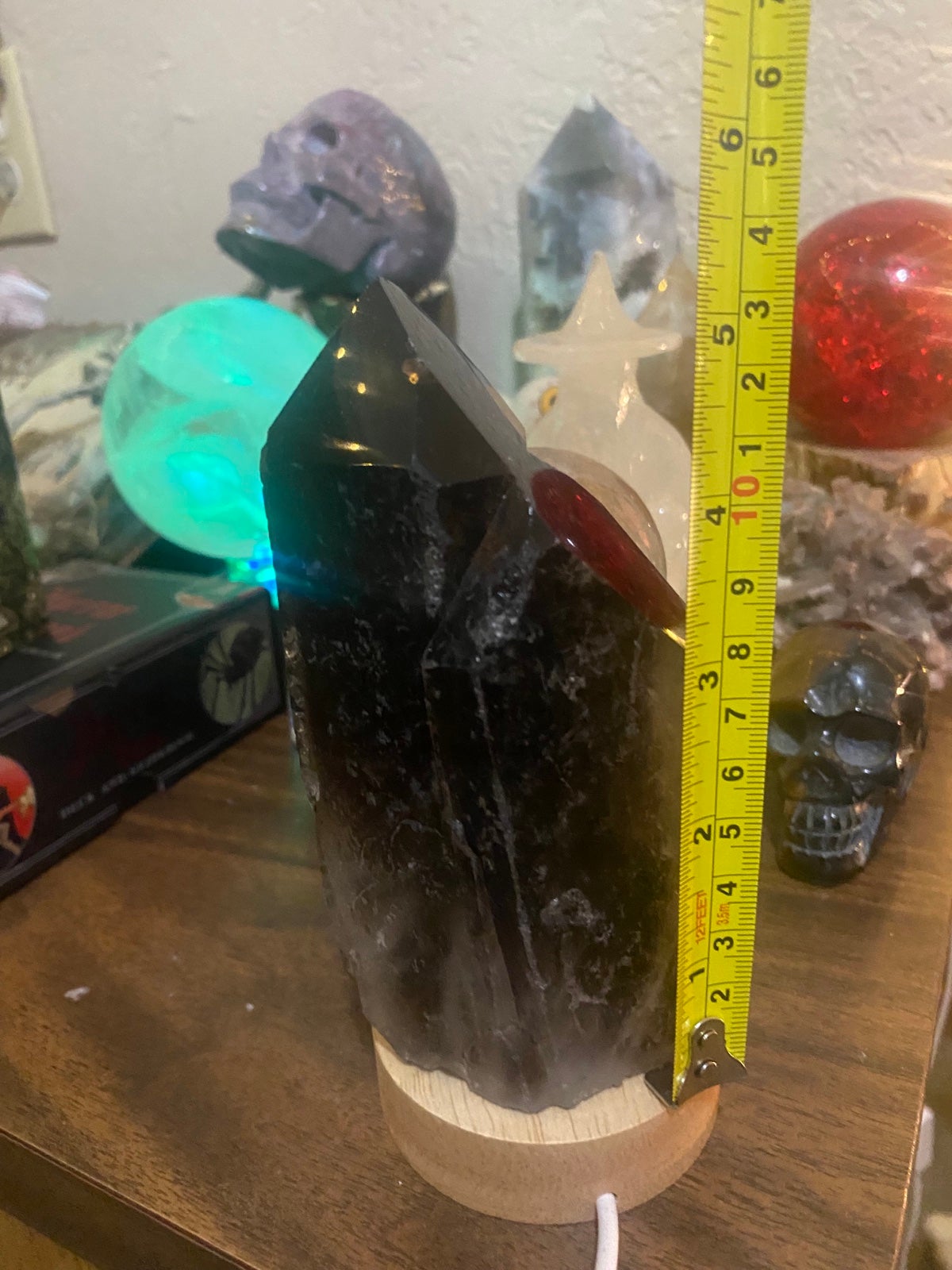 Smokey quartz double Tower