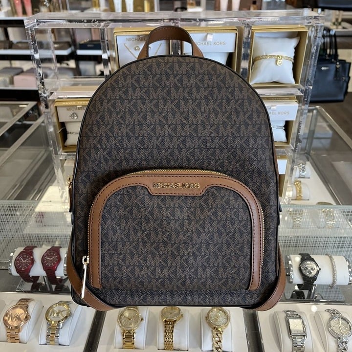 *Original packing* MICHAEL KORS Jaycee Medium Logo Backpack 35S2G8TB2B