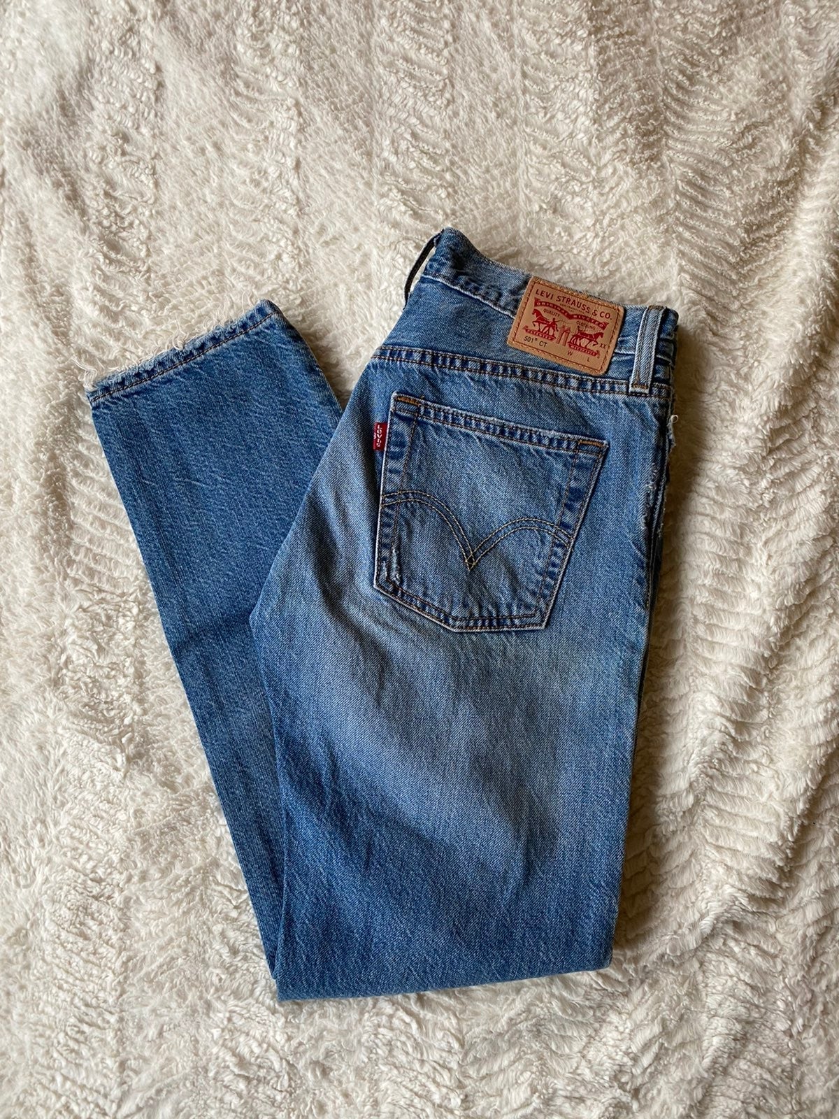 Levi's 501 Distressed Jeans