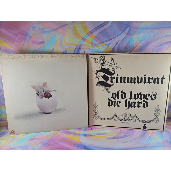 Lot of 2 Triumvirat Records (VG+) Illusion on a Double