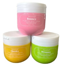 3 NatureWell Body Cream Dreamy Bouncy Creamy 6 Oz Jars Brand New!
