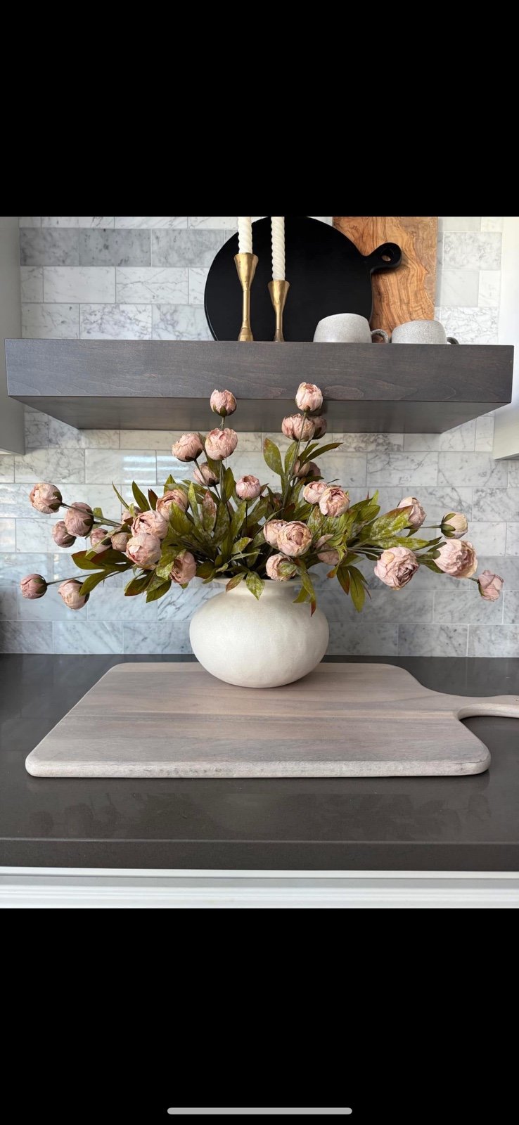 Viral Faux Tan Peonies