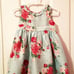 Rare and HTF Janie and Jack Rose Dress 12-18 months