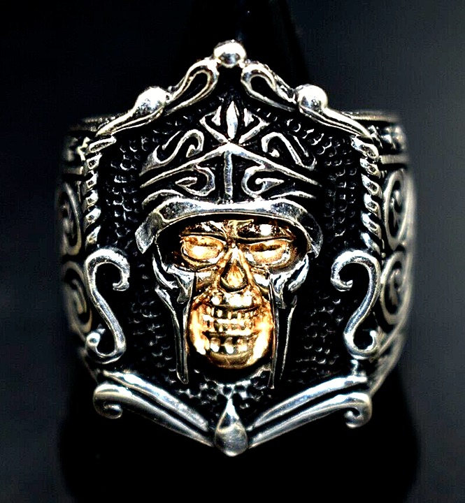 Skull Warrior Mens Signet