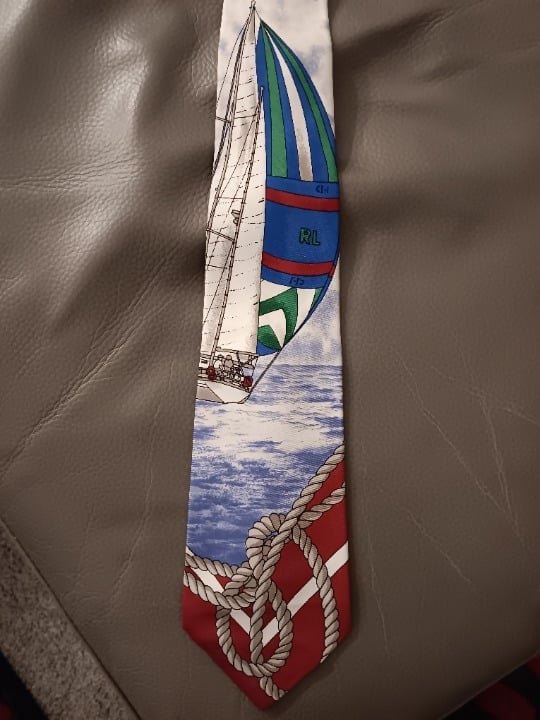 VTG Polo Ralph Lauren For Neiman-Marcus Bear Tie Sport Olympic Equestrian 92 93