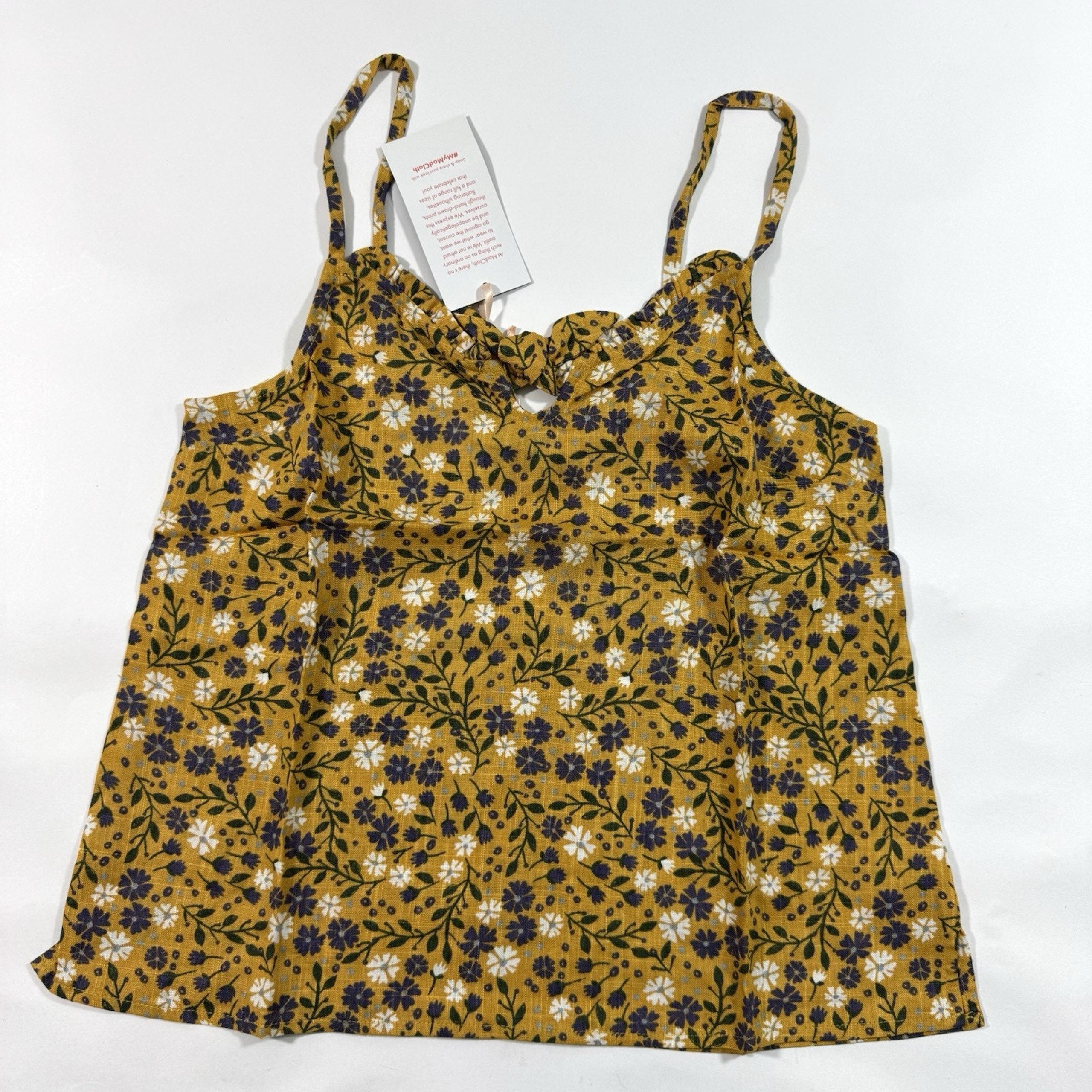 New ModCloth Spruced Up Summer Sleeveless Tank Top Size XXS 2XS