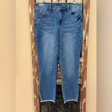 Laurie Felt daisy cropped denim jeans