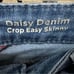 Laurie Felt daisy cropped denim jeans