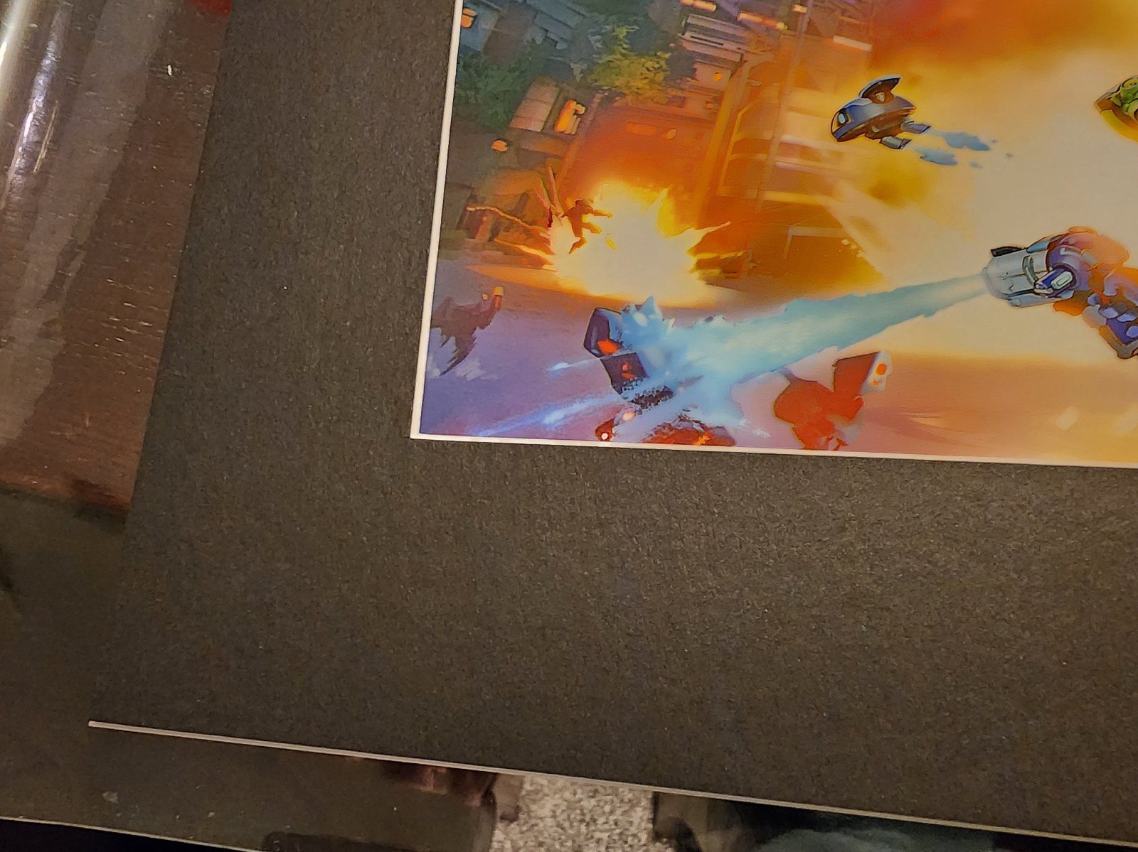 Overwatch Welcome to Rio LE art print SIGNED Blizzard Blizzcon - detail